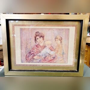 Vintage Edna Hibel Litograph